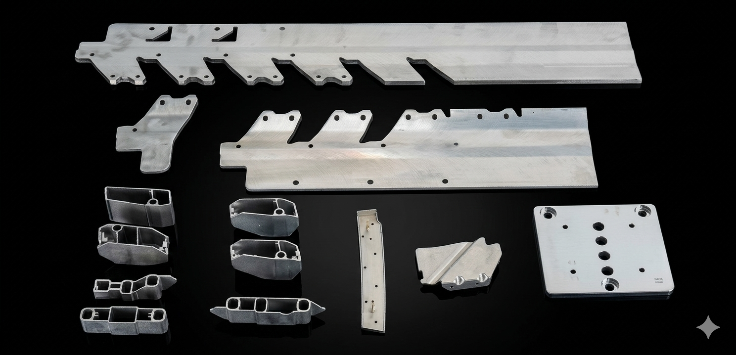 Aluminium forming and profile machining