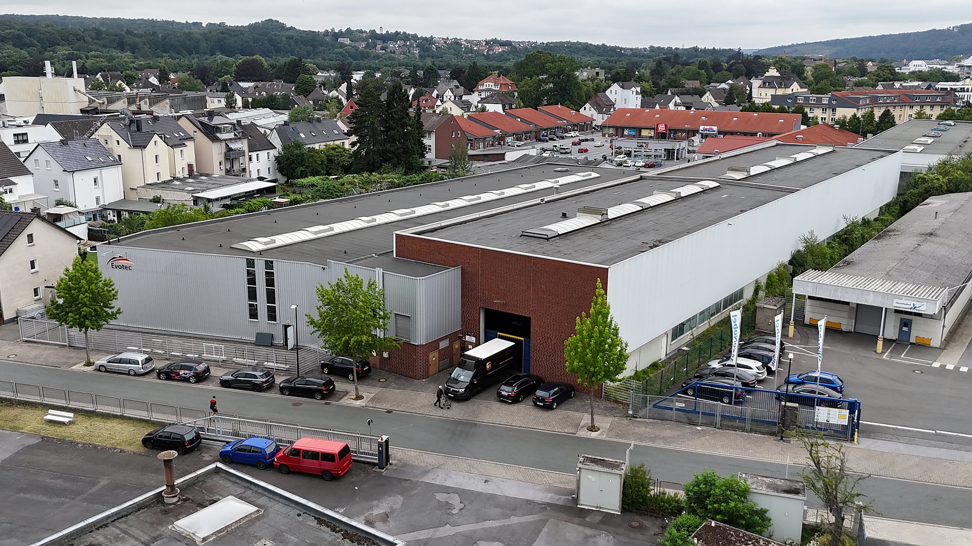 Site d'Evotec GmbH à Arnsberg – vue aérienne